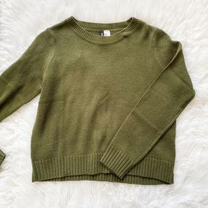 H&M Green Sweater